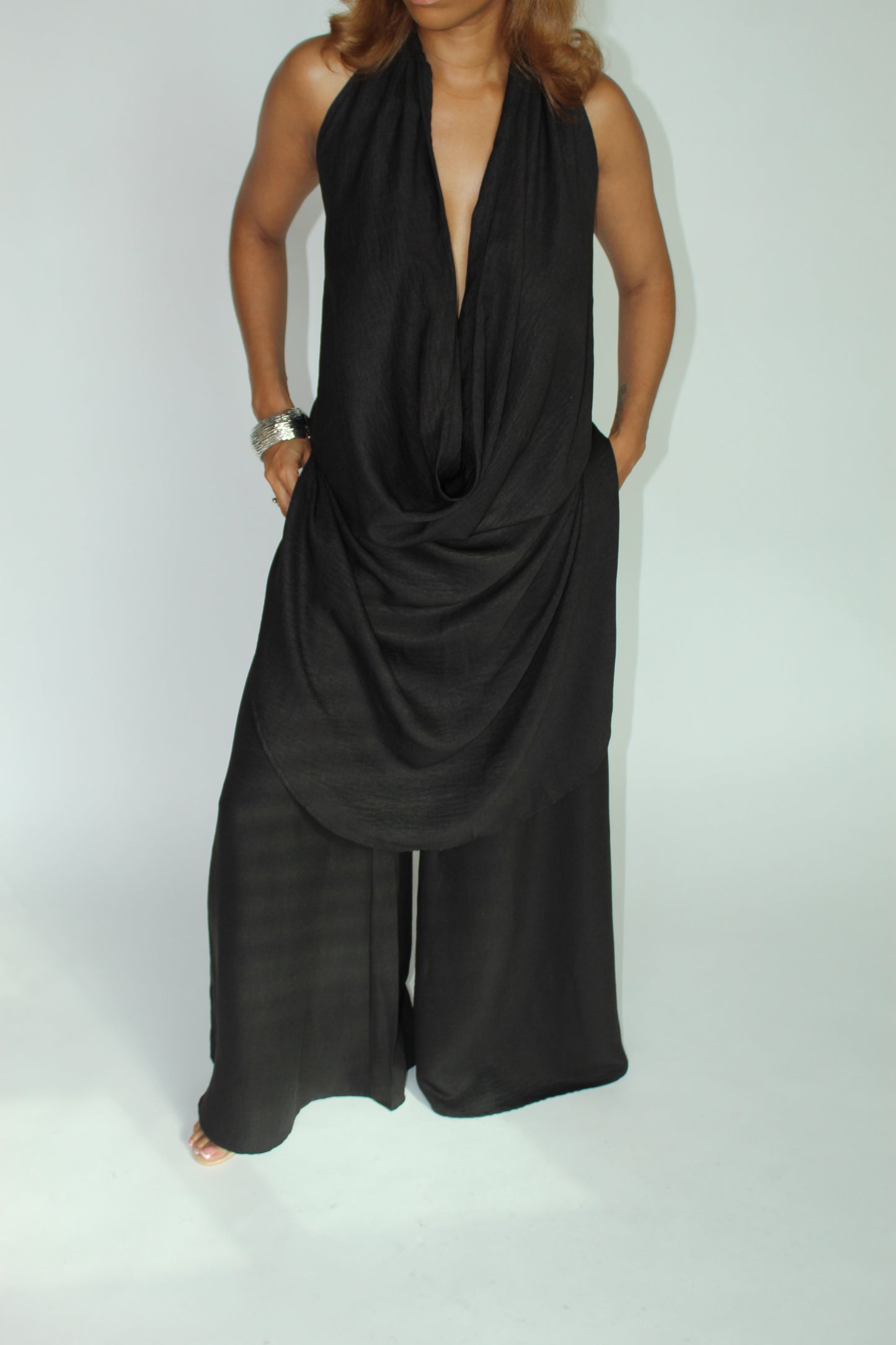 TORI BLACK PANT SET