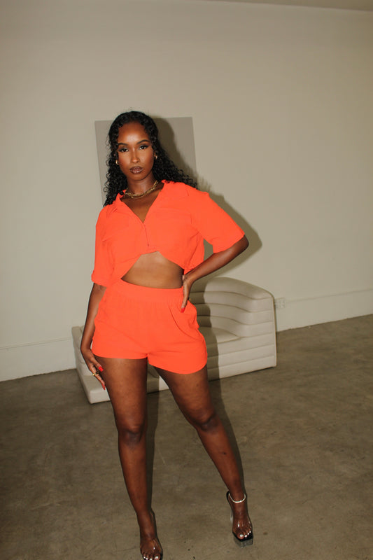 WEEKEND VIBE SHORT SET