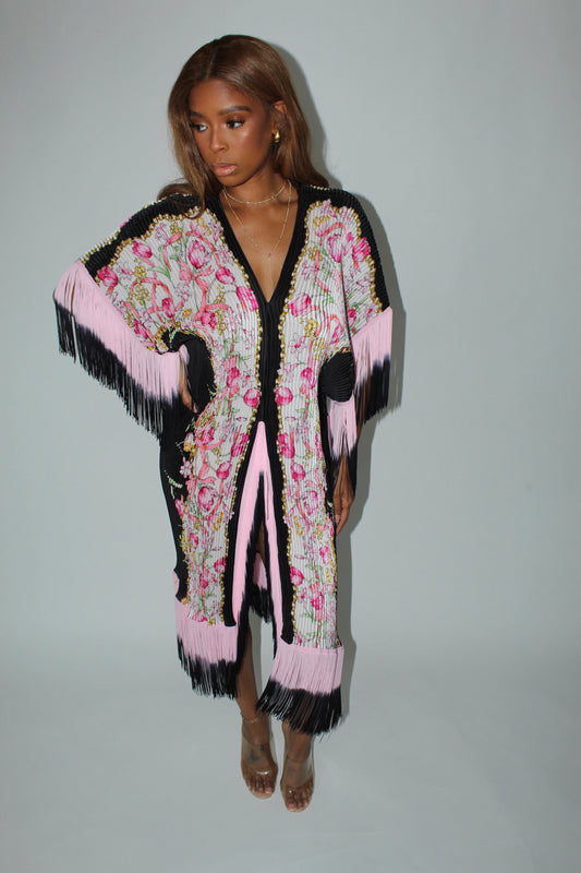 PENTHOUSE MUU MUU BLACK DRESS