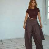 ARIA BROWN PANTS