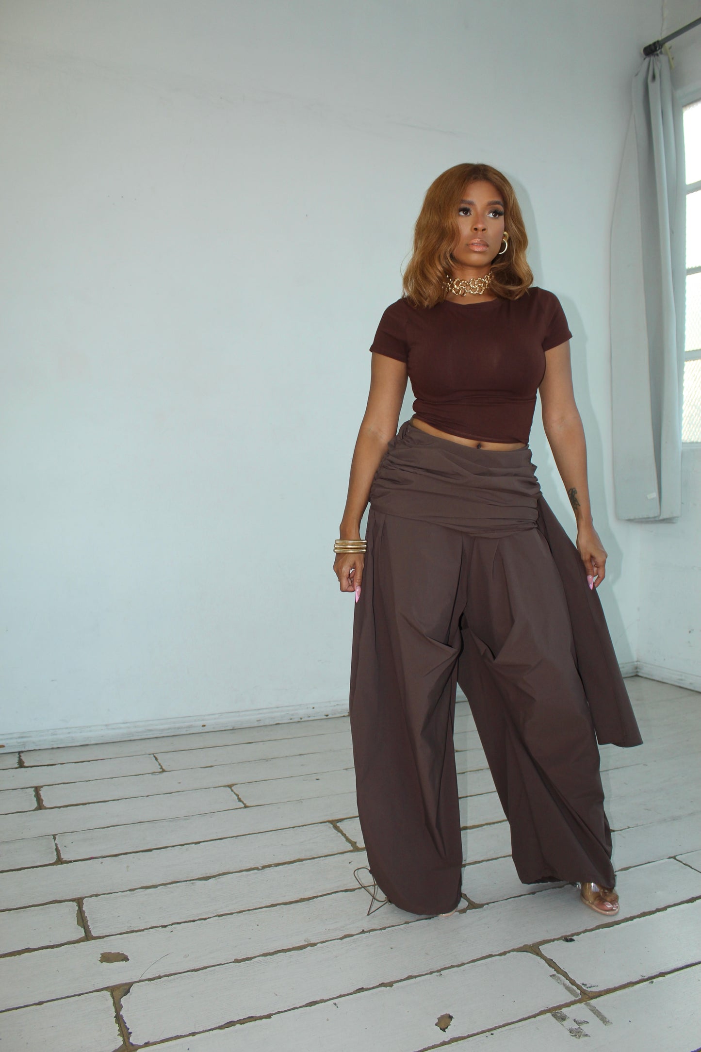 ARIA BROWN PANTS