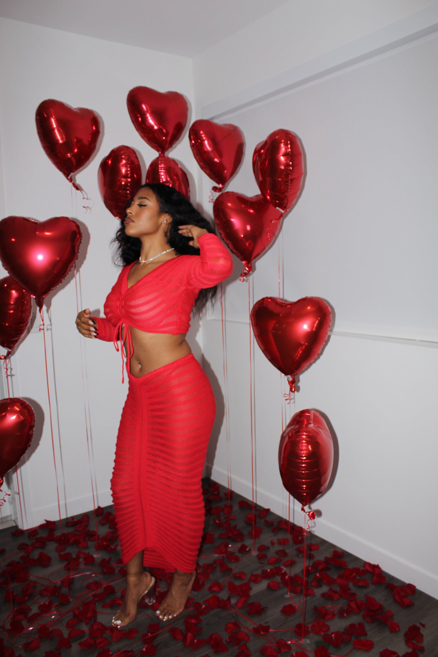 HEART THROB SKIRT SET