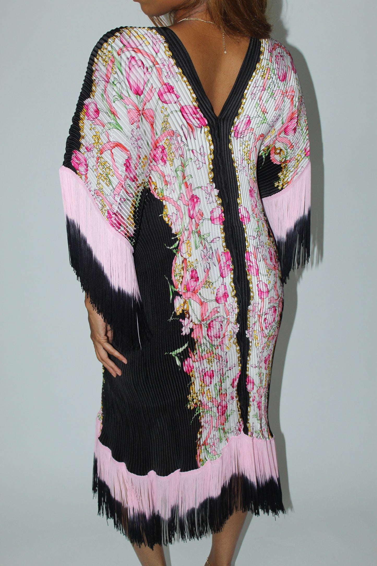 PENTHOUSE MUU MUU BLACK DRESS