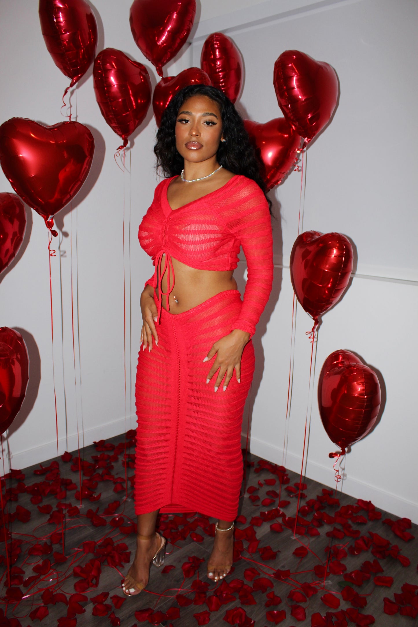 HEART THROB SKIRT SET