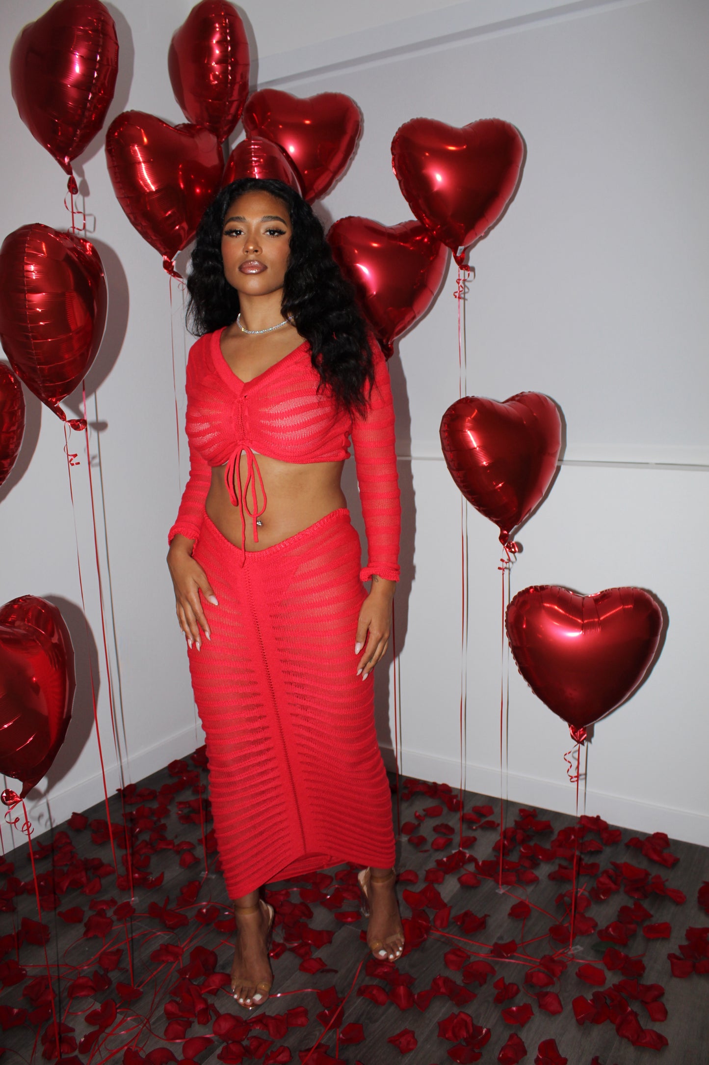 HEART THROB SKIRT SET