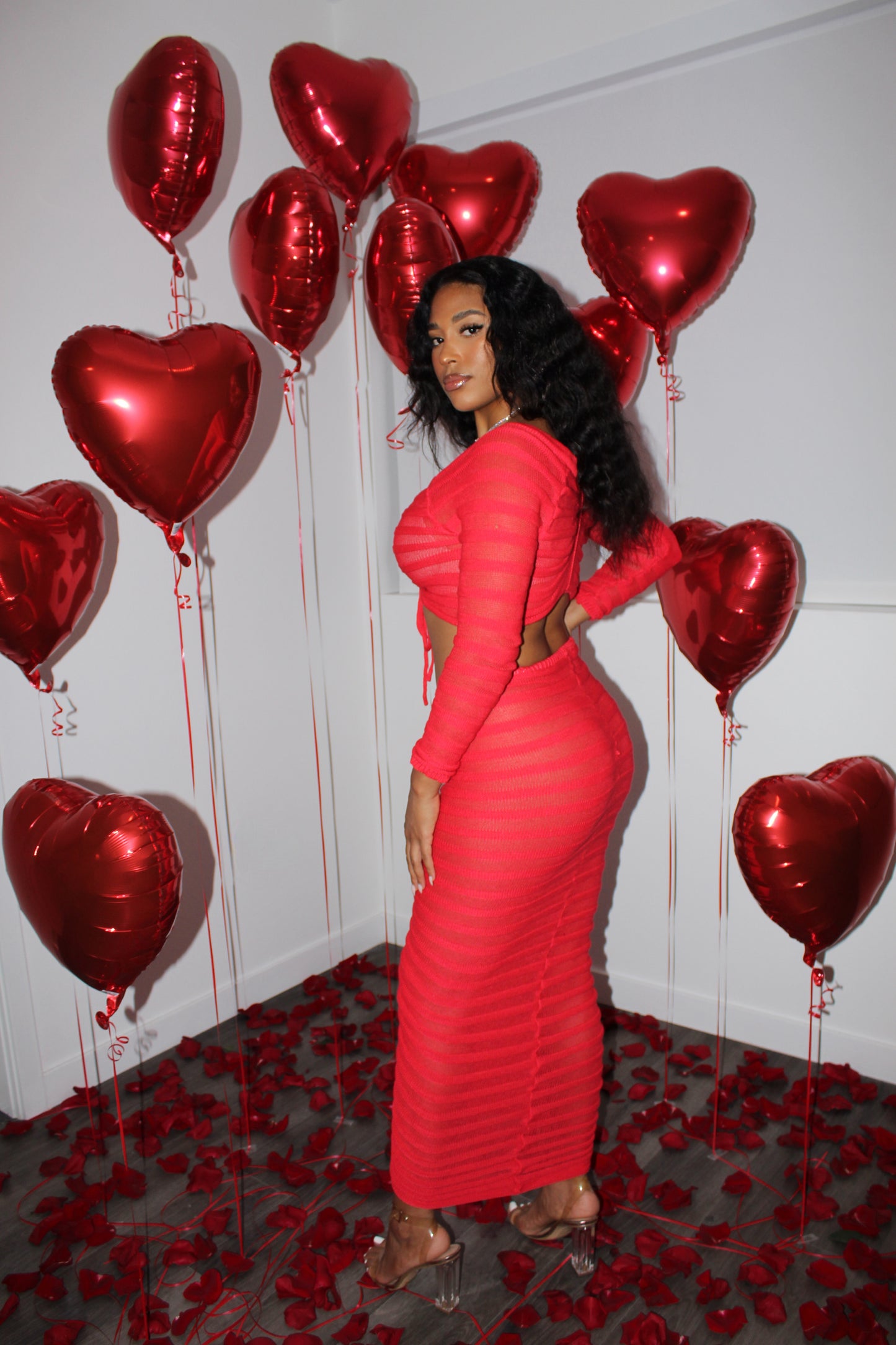 HEART THROB SKIRT SET