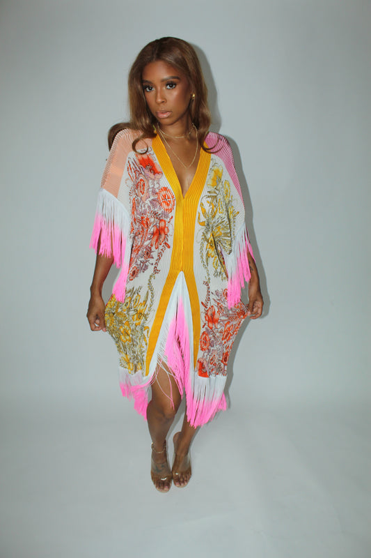 PENTHOUSE MUU MUU WHITE DRESS