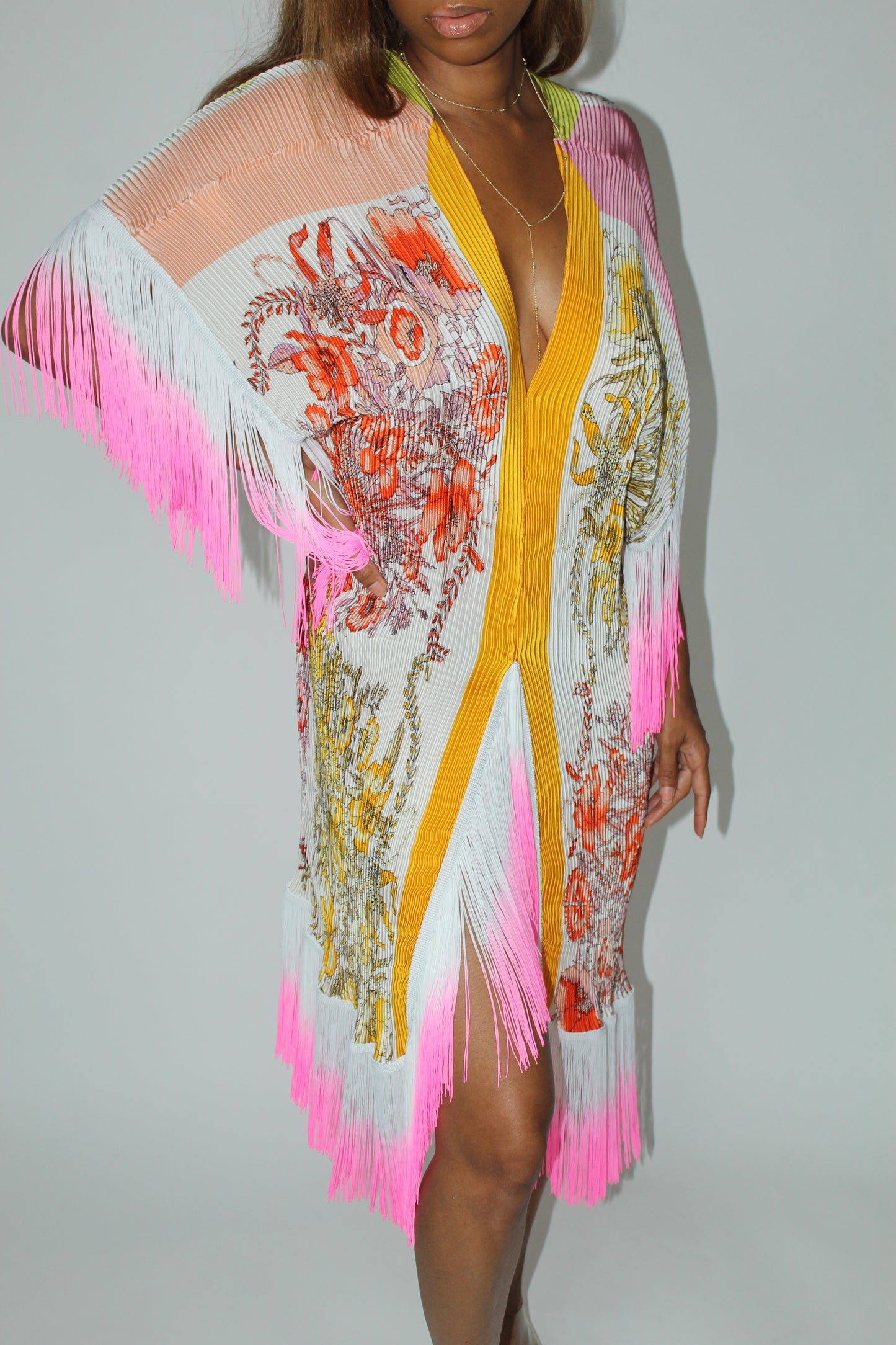 PENTHOUSE MUU MUU WHITE DRESS
