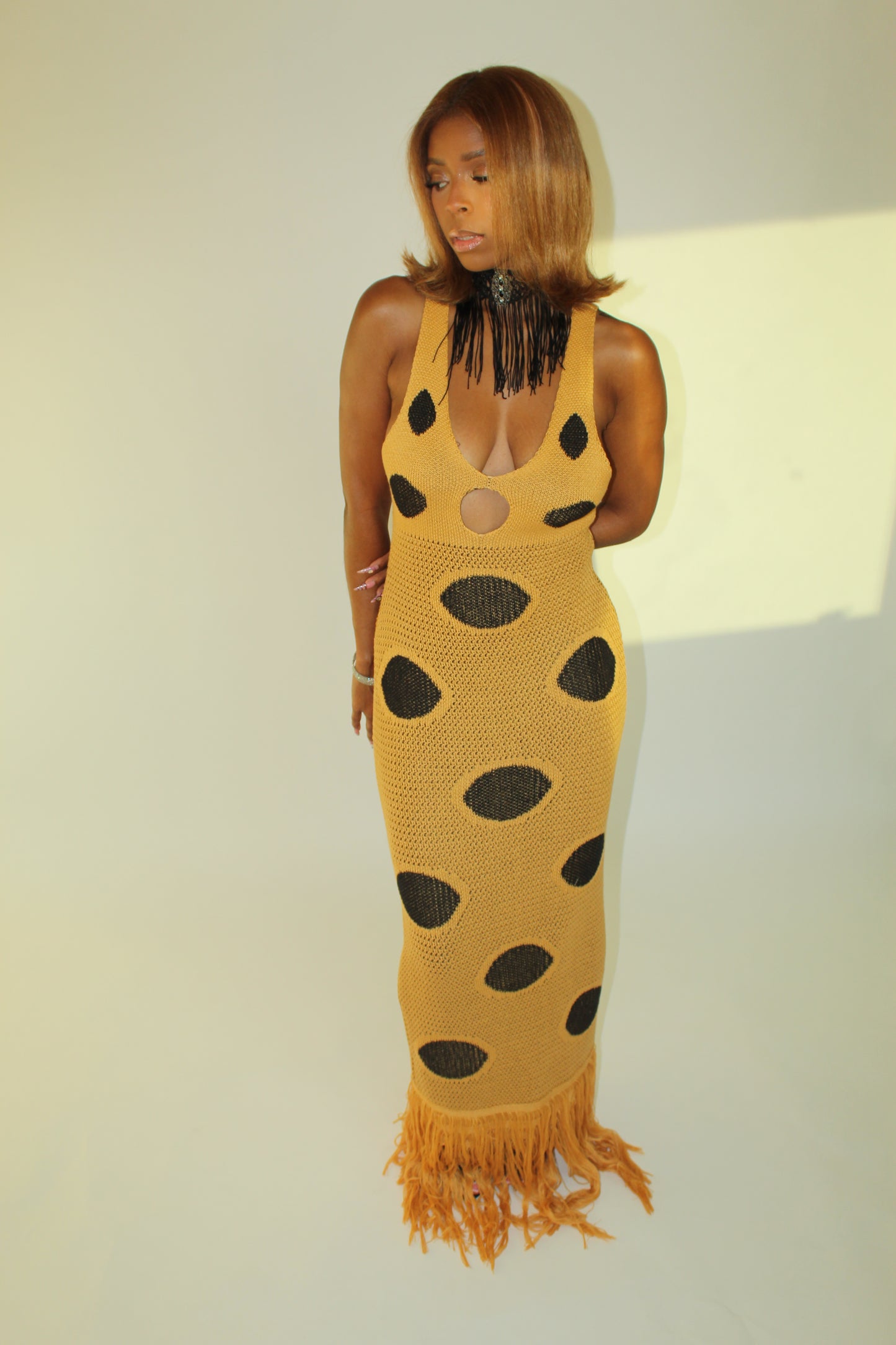 SOLANA MOCHA DRESS