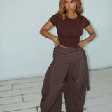 ARIA BROWN PANTS