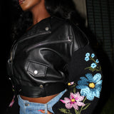 Blossom Biker Jacket